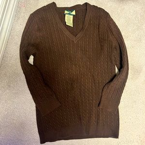 Dark brown sweater